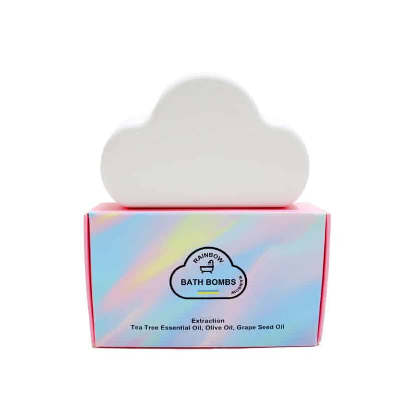 rainbow bath bomb